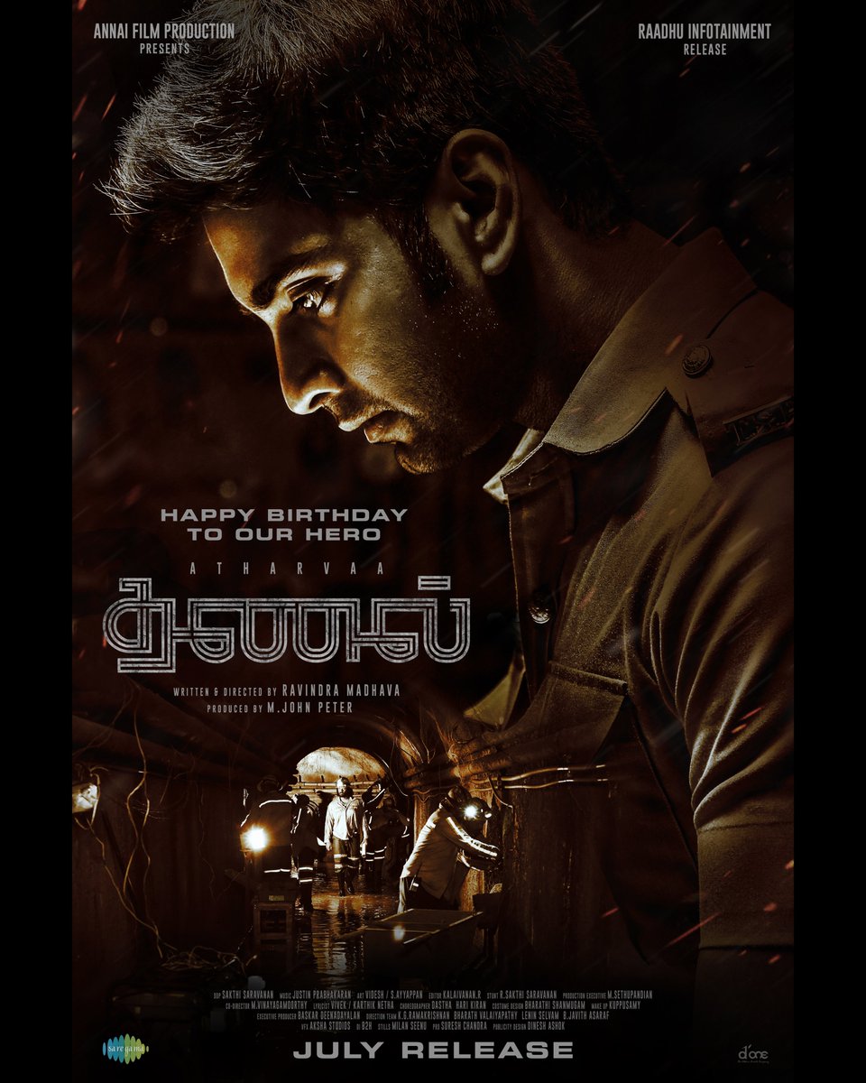 Annai Film Production (@annai_film) on Twitter photo Happy Birthday to our Hero <a href="/Atharvaamurali/">Atharvaa</a>
#Thanal is all set for July release.
<a href="/ashwinkakumanu/">Ashwin Kakumanu</a>
<a href="/itslavanya/">Lavanya konidela tripathi</a>
@sakthi_saravanan
<a href="/justin_tunes/">Justin Prabhakaran</a>
<a href="/kalaivananoffl/">kalaivanan R</a>
<a href="/lyricist_vivek/">Vivek</a>
<a href="/iamkarthiknetha/">lyricist karthik netha</a>
<a href="/dineshashok_13/">Dinesh_ashok</a>
<a href="/pradeep397/">Pradeep Vijayan</a>
<a href="/sarvhaa/">Sarvhaa</a>
<a href="/digitallypower/">digitallypowerful</a>
<a href="/saregamasouth/">Saregama South</a>
<a href="/SeraphinRX/">Seraphin R Xavier</a> Happy Birthday to our Hero <a href="/Atharvaamurali/">Atharvaa</a>
#Thanal is all set for July release.
<a href="/ashwinkakumanu/">Ashwin Kakumanu</a>
<a href="/itslavanya/">Lavanya konidela tripathi</a>
@sakthi_saravanan
<a href="/justin_tunes/">Justin Prabhakaran</a>
<a href="/kalaivananoffl/">kalaivanan R</a>
<a href="/lyricist_vivek/">Vivek</a>
<a href="/iamkarthiknetha/">lyricist karthik netha</a>
<a href="/dineshashok_13/">Dinesh_ashok</a>
<a href="/pradeep397/">Pradeep Vijayan</a>
<a href="/sarvhaa/">Sarvhaa</a>
<a href="/digitallypower/">digitallypowerful</a>
<a href="/saregamasouth/">Saregama South</a>
<a href="/SeraphinRX/">Seraphin R Xavier</a>