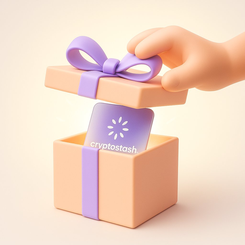 CryptoStash_G's tweet photo. 🚨 Sneak Peek!
We’re getting ready to drop the easiest way ever to gift Bitcoin, Ethereum & more... 🎁
It’s simple. It’s secure. It’s Cryptostash.
Stay tuned. 🔥
#Cryptostash #CryptoGifting https://t.co/VpV2SgyWXj