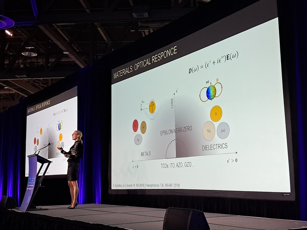 ABoltasseva's tweet image. Honored to deliver Plenary talk at #CLEO2025 conference on #optical materials for dynamic #photonics and new physics @CLEOConf