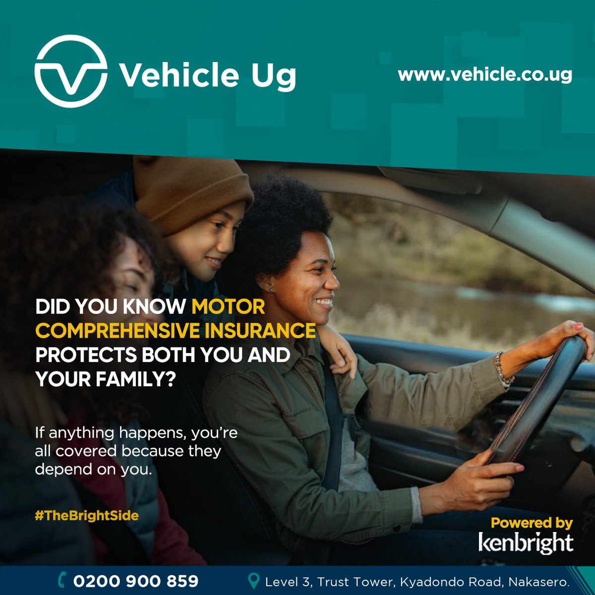 Vehicle_UG's tweet image. Your car does more than move you, it carries what matters most. We understand your family’s safety is everything. 
 
With our #MotorComprehensiveInsurance, you’re not just protecting your car, you’re securing your loved ones too. Drive with peace of mind, knowing all is covered.