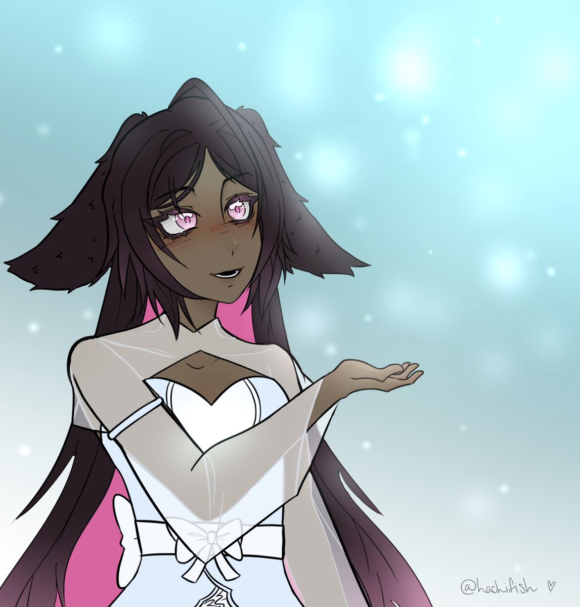 hachifishh's tweet photo. Such a cutie!! So fun to draw tehe! 💖🤭 https://t.co/bZZtFmGYd0