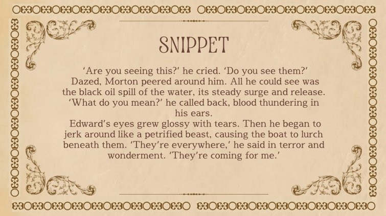 Twenty-five years ago, men made history. But HER story will change everything…

🌊 Multi-POV
🌊 Feminine rage / ‘Good For Her’
🌊 Horror elements 
🌊 Orcadian folklore
🌊 Atmospheric setting
🌊 Twisty plot
🌊 Editor interest

#questpit #Q #A #HF #agentsguide