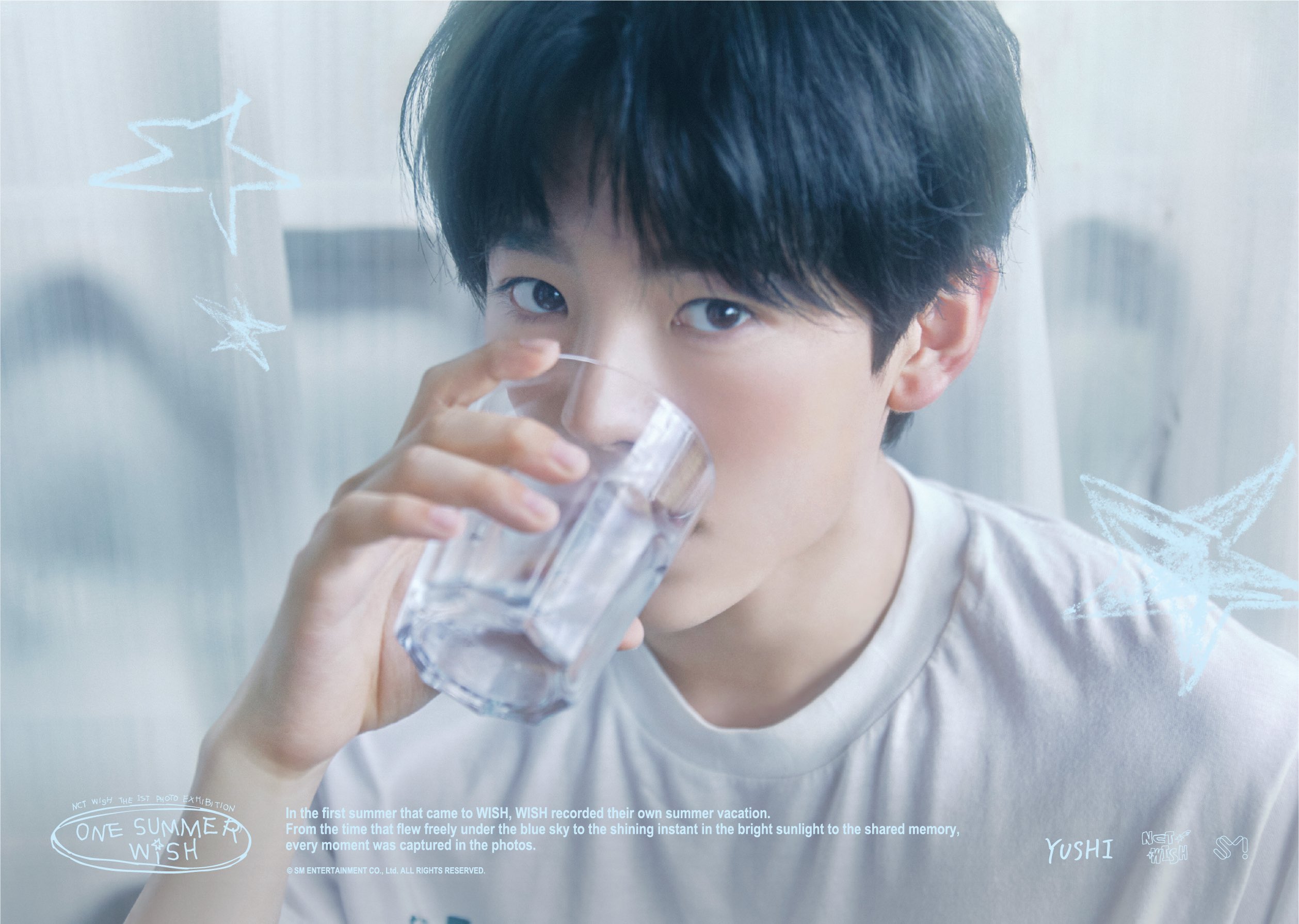 NCT WISH 엔시티위시 전시회 'ONE SUMMER WISH' 개인 포스터 | 인스티즈