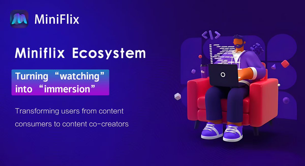 ✨This innovative ecosystem will change users’ traditional entertainment methods and experience the new era of entertainment 🎬

⚡️Only at MiniFlix 🤳
🌟Watch to earn 💰
#AI #shortdrama #btc #web3 #episode