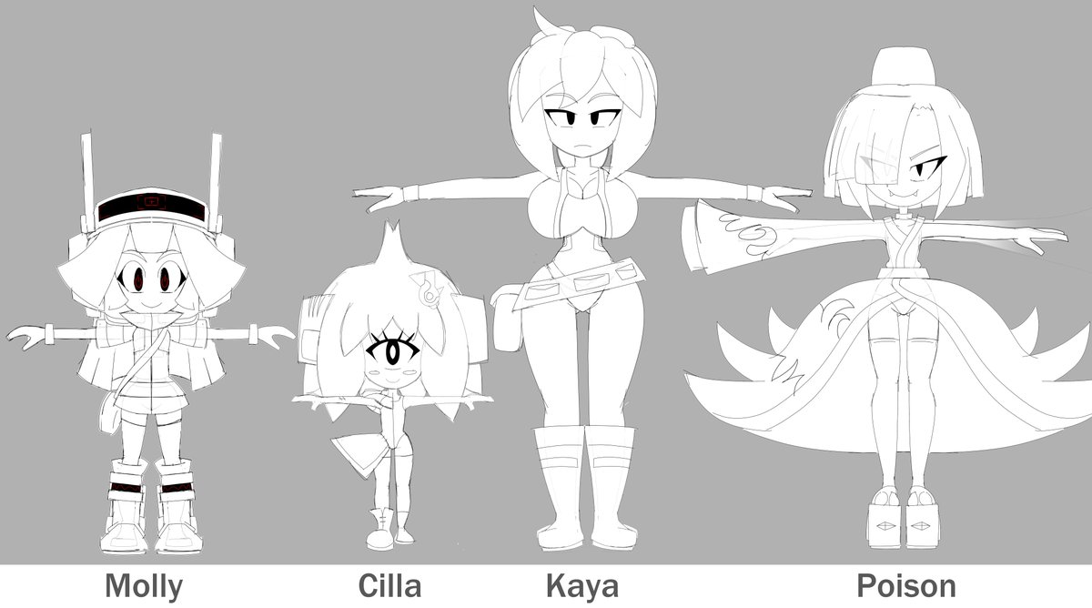 OC height comparison (♀️)