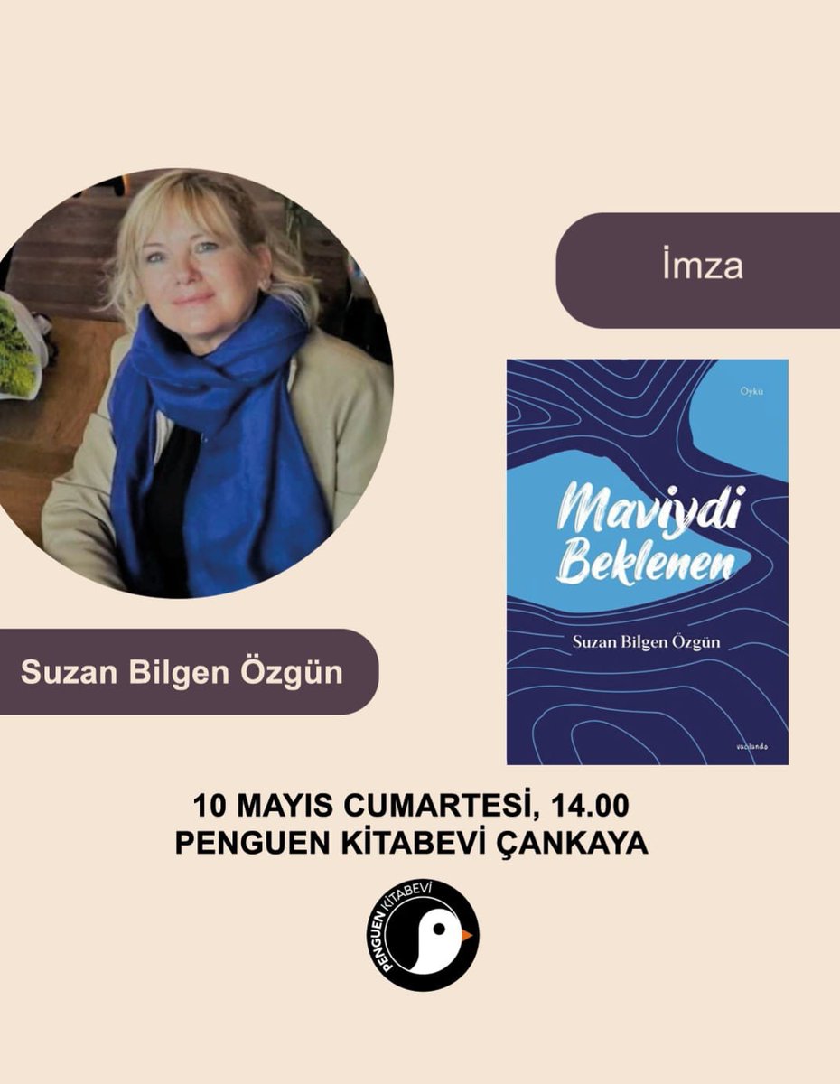 Suzan Bilgen Özgün 10 Mayıs’ta okurlarıyla buluşuyor <a href="/VacilandoK/">Vacilando Kitap</a> <a href="/sozguns/">Suzan Bilgen Özgün</a> 

edebiyathaber.net/suzan-bilgen-o…
