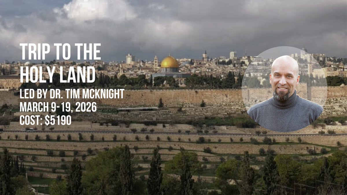 I'm excited to announce that I will be leading a trip to the Holy Land March 9-19, 2026!

I'd love for you to join me. Message me if you'd like a PDF brochure of the trip and itinerary.

Don't miss this opportunity to walk where Jesus walked and experience the Bible coming alive