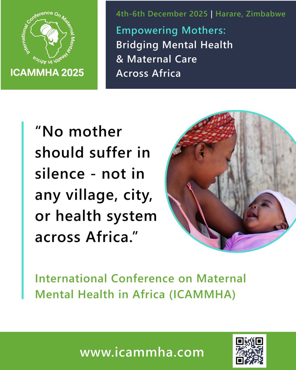 Brazelton Centre UK (@brazeltonuk) on Twitter photo It's #WorldMaternalMentalHealthDay and we want to share our support for all the dedicated work going on in Africa to support mothers. We are honoured to be involved in the organisation of the next International Conference on Maternal Mental Health in Africa <a href="/ICAMMHA/">ICAMMHA</a> 💚🌍 #MMHAW25 It's #WorldMaternalMentalHealthDay and we want to share our support for all the dedicated work going on in Africa to support mothers. We are honoured to be involved in the organisation of the next International Conference on Maternal Mental Health in Africa <a href="/ICAMMHA/">ICAMMHA</a> 💚🌍 #MMHAW25