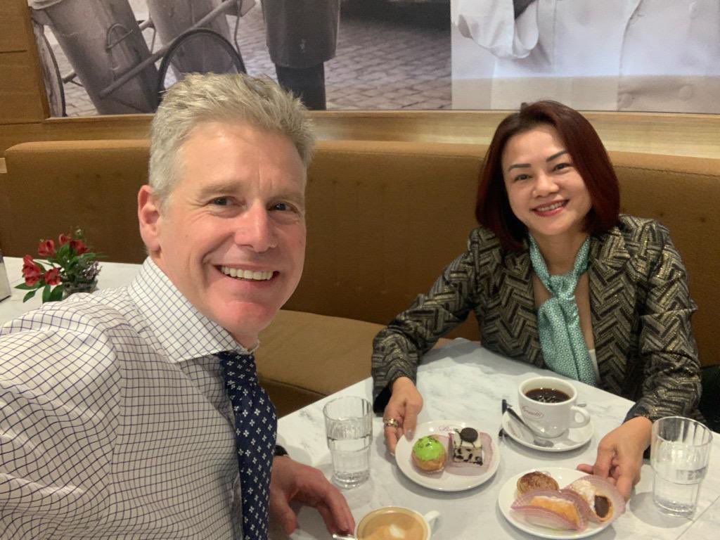 More planning to strengthen Taiwan and Victoria collaboration in #biotechnology ahead of #AusBiotech 2025 with my good friends Ray Lu <a href="/TaiwanMelbourne/">taiwaninmelbourne</a> &amp; TCCO’s Emily Lee. We’re also working hard for stronger people to people links and growing AUS-TW business links in new areas.