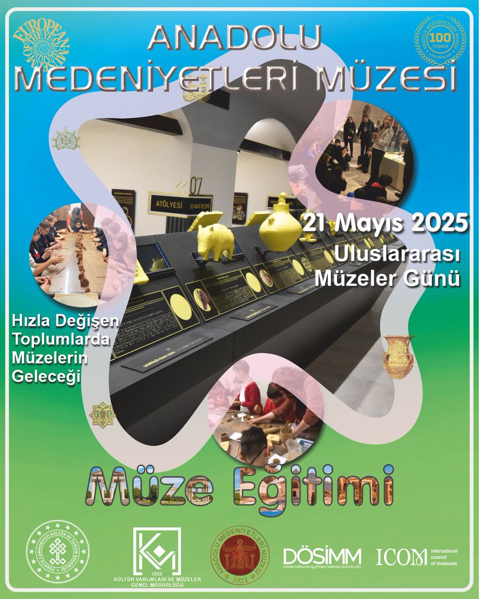 UNESCO'nun bu yıl ki mottosu "Hızla Değişen Toplumlarda Müzelerin Geleceği" ile ifade edilmiştir.

Bu kapsamda sadece 18 Mayıs Müzeler Günü veya Haftasında değil, Haftanın tüm Çarşamba günlerinde 
Müze Eğitimine katılmak için bizimle iletişime geçebilirsiniz.
Bekleriz Efendim...