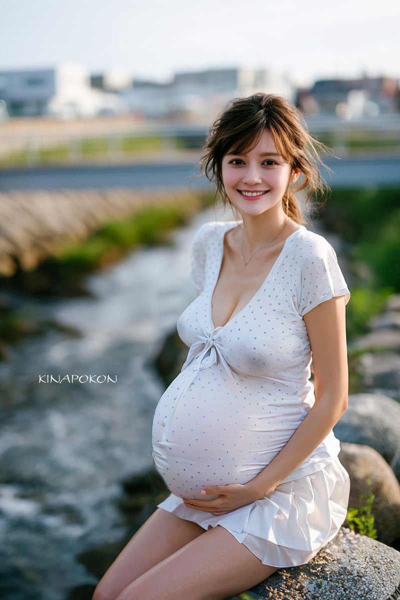 幸せそうな美人妊婦
#aipregnant #臨月