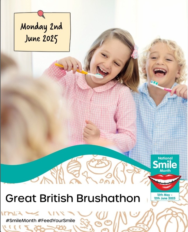 Today is The Great British Brushathon. Why not get involved. Grab your toothbrush. Grab your phone. Take a toothbrushing selfie add #GreatBritishBrushathon and post your pic below⬇️