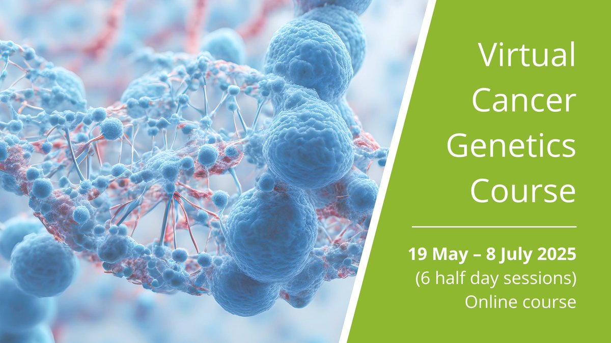 Final call! The Virtual Cancer Genetics Course 2025 starts in less than 2 weeks (19 May)

Join leading experts for interactive sessions on genetic testing, hereditary cancer + more.

Spaces are limited – book now: bit.ly/41mb4MF

<a href="/ACPUK/">Association of Cancer Physicians</a> <a href="/VishTrip_11/">Vishakha Tripathi</a> <a href="/SEgenomics/">NHS South East Genomic Medicine Service</a> #Oncology