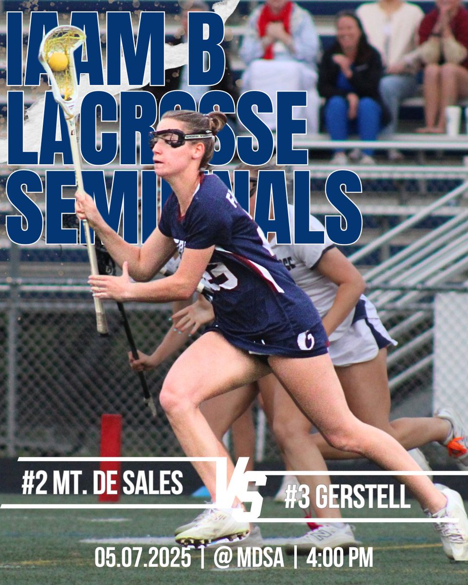 🔥 It’s semifinal time! 
The #3 Falcons head to #2 Mt. de Sales today with a championship berth on the line. 

#GerstellLax #IAAMPlayoffs #FalconPride