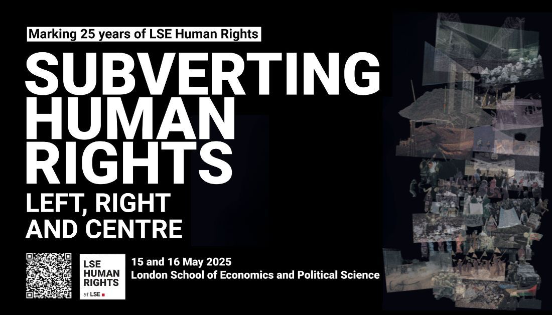 LSE Human Rights (@lsehumanrights) on Twitter photo Join us to mark 25 years of human rights at LSE!
Register to attend the plenary sessions of our conference, featuring <a href="/basilafarraj/">باسل فراج Basil Farraj</a>, Ruth Wilson Gilmore, <a href="/Linaattalah/">Lina Attalah #savesheikhjarrah</a>, <a href="/m7mdkurd/">Mohammed El-Kurd</a>, Dilar Dirik, <a href="/JohnCNarayan/">John Narayan</a> and <a href="/lolaolufemi_/">lola olufemi</a> .
🎟️ Register here ➡️ buff.ly/18iNH0m Join us to mark 25 years of human rights at LSE!
Register to attend the plenary sessions of our conference, featuring <a href="/basilafarraj/">باسل فراج Basil Farraj</a>, Ruth Wilson Gilmore, <a href="/Linaattalah/">Lina Attalah #savesheikhjarrah</a>, <a href="/m7mdkurd/">Mohammed El-Kurd</a>, Dilar Dirik, <a href="/JohnCNarayan/">John Narayan</a> and <a href="/lolaolufemi_/">lola olufemi</a> .
🎟️ Register here ➡️ buff.ly/18iNH0m