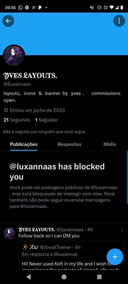 YViESOURCES's tweet photo. guys, this is a serious situation and i require your attention. this account IS NOT ME. @Iuxannas is my ONLY account and be VERY careful, because this is surely a scam and i am almost sure of it. i need you guys to PLEASE help me take down this account. https://t.co/BAsMTVqBTn