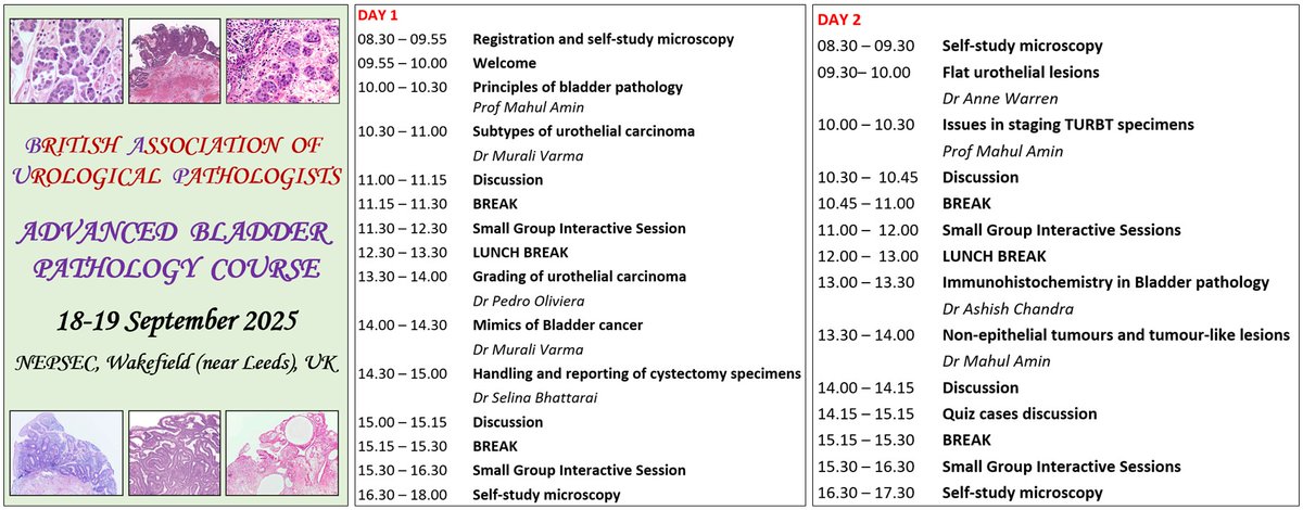Murali Varma (@muraliv72899596) on Twitter photo Enjoy Autumn/Fall in Northern England while learning bladder pathology from expert faculty including internationally renowned urological pathologist and educator, <a href="/mahulamin/">Mahul Amin</a> Course includes >300 glass slides & small group interactive sessions. Register at baup.org.uk Enjoy Autumn/Fall in Northern England while learning bladder pathology from expert faculty including internationally renowned urological pathologist and educator, <a href="/mahulamin/">Mahul Amin</a> Course includes >300 glass slides & small group interactive sessions. Register at baup.org.uk