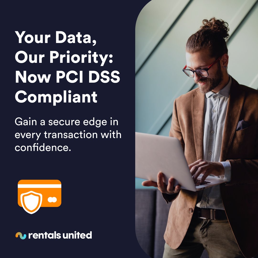 RentalsUnited's tweet image. 🔒 We’re officially PCI DSS 4.0.1 compliant!
At Rentals United, protecting customer data isn’t optional, it’s a commitment.
Secure payments. Trusted infrastructure.
Because your business deserves nothing less.
#PCIDSS #CyberSecurity #DataProtection #ComplianceMatters