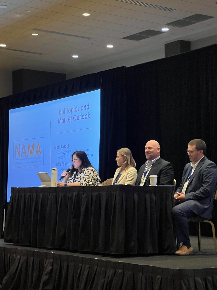 BAM’s Head of California Mark Capell and Co-Head of Public Finance Juliet Stiehl took to Phoenix, AZ last week to talk #munibonds and #infrastructure at the 2025 National Association of Municipal Analysts’ Annual Conference.