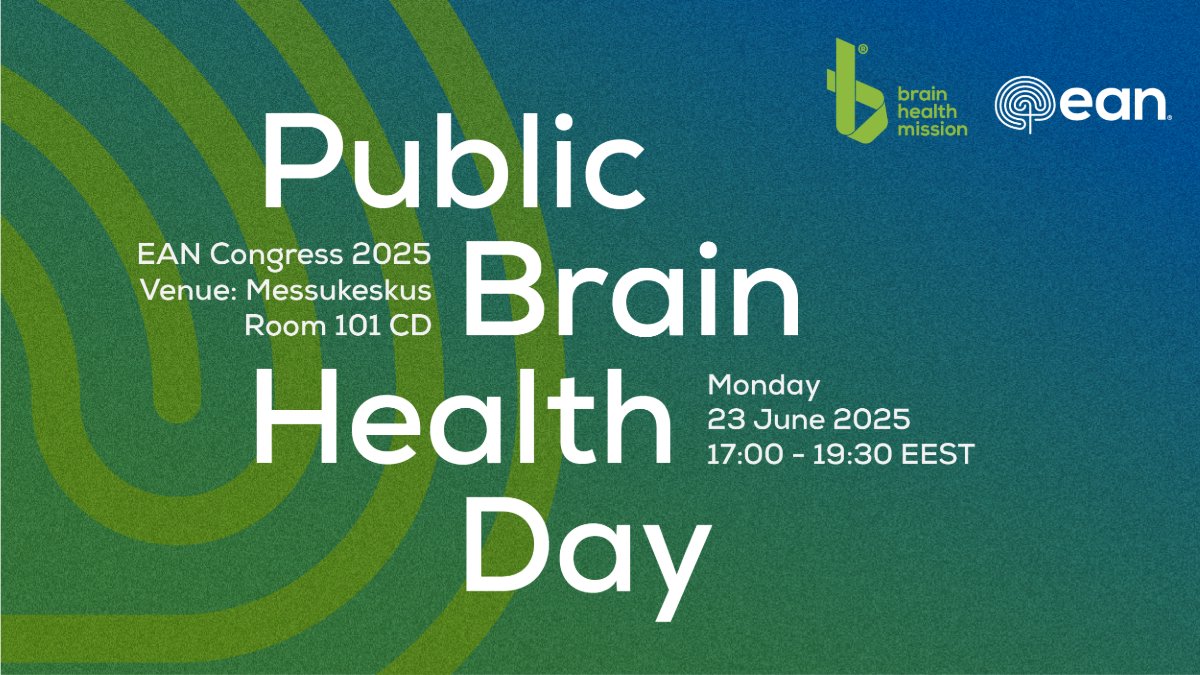 Learn about early warning signs of cognitive impairment, the latest research on prevention, and support systems on 23 June 2025, during the Cognitive Impairment and Dementia panel talk at the Public Brain Health Day. 🧠

🔗 Explore &amp; register: ow.ly/YBya50VNqcq
