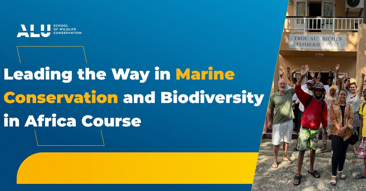 WIOMSA (@wiomsa) on Twitter photo This fully-funded, world-class training is specifically designed to equip marine conservation professionals with the skills, knowledge, & leadership capacity to advance impact in Africaโs marine ecosystems.ย <a href="/aluconservation/">ALU School Of Wildlife Conservation</a> This fully-funded, world-class training is specifically designed to equip marine conservation professionals with the skills, knowledge, & leadership capacity to advance impact in Africaโs marine ecosystems.ย <a href="/aluconservation/">ALU School Of Wildlife Conservation</a>