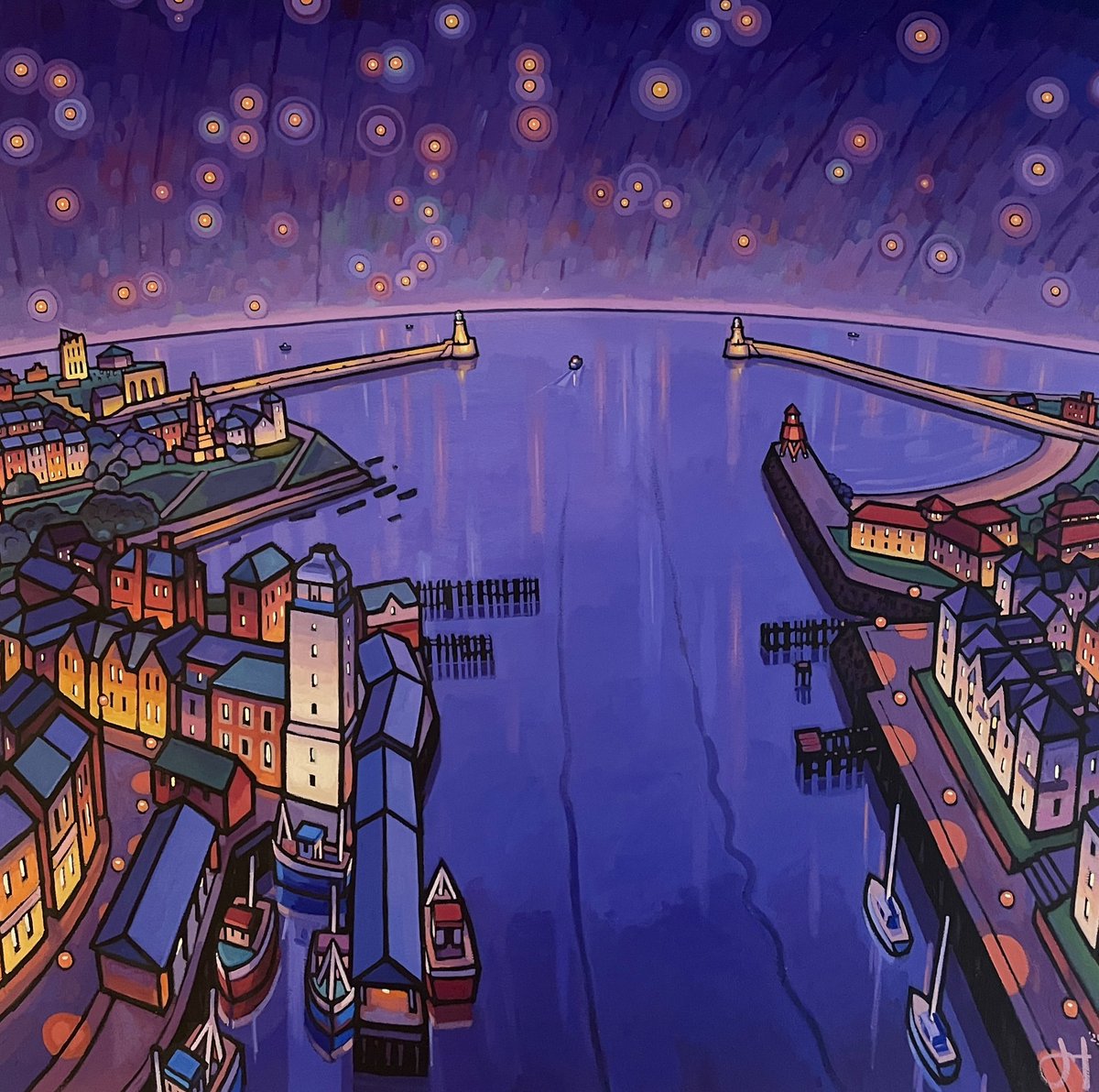 JimEdwardsArt's tweet photo. North & South Shields - Jim Edwards
Latest painting, 80x80cm, acrylic on canvas.
Painting should be ready and available come Saturday, once I’ve restretched and varnished the canvas.
Limited edition prints will follow soon.
#northshields #southshields #fishquay #tynemouth https://t.co/gaYJO86xDz