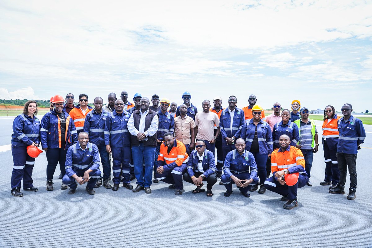 UgandaChamber's tweet photo. Touchdown at the Kabaale International Airport during our #EnergyExcursionTrip ready to explore Uganda’s transformative energy journey.
#EnergyExcursion #EnergyForGrowth #SustainableDevelopment https://t.co/ryU5Y1Geld