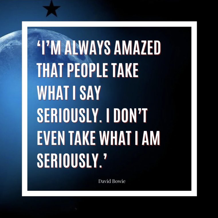 TheRnRAlien's tweet photo. ⚡️
#bowiequote #therocknrollalien #davidbowie #bowietour #ziggystardust⚡️ #bowiefans #bowie⚡️ #davidbowietheatre #bowietribute #bowietheatre #bowieforever #bowiemusic #bowiestyle #bowielegacy #bowieinspiration #bowieexperience #livetheatre #onstage #theatre #theatrelover #westend #livemusic #westendtheatre #westendlive #ticketsonsalenow