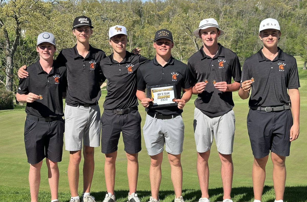 solon_golf's tweet image. 2025 Solon Spartan Invitational Results
Solon 318
WSR 323
Ballard 324
Pella 338

Spartans Individual Results:
Zoske 73 - medalist 
Laing 79 - 4th
Seagren 82 - 10th
Gordon - 84
Greazel - 88
Stahle - 92