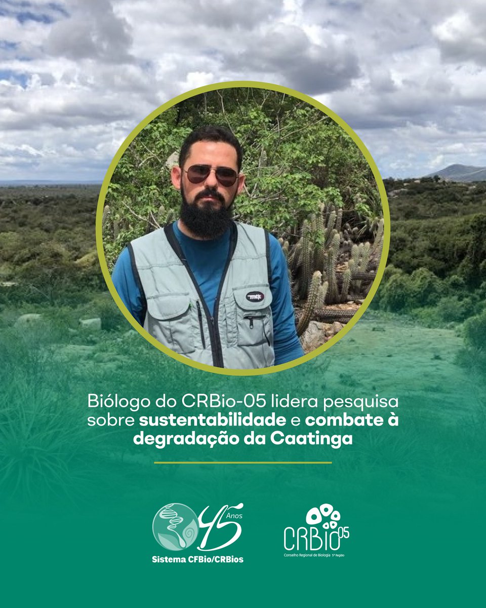 CFBio's tweet image. O Biólogo Helder Araújo (CRBio 36.721/05-D) lidera pesquisa na UFPB com soluções sustentáveis 🌱 para o semiárido usando Paisagens Agrícolas Sustentáveis 🌾

Acesse: nexuscaatinga.com.br

#CFBio #CRBio05 #Caatinga