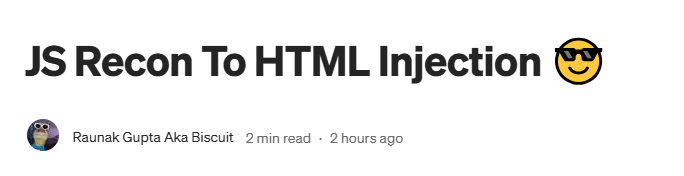 OreoB1scuit's tweet image. medium.com/legionhunters/…

#bugbountyhunting #BugBounty #bugbountytips