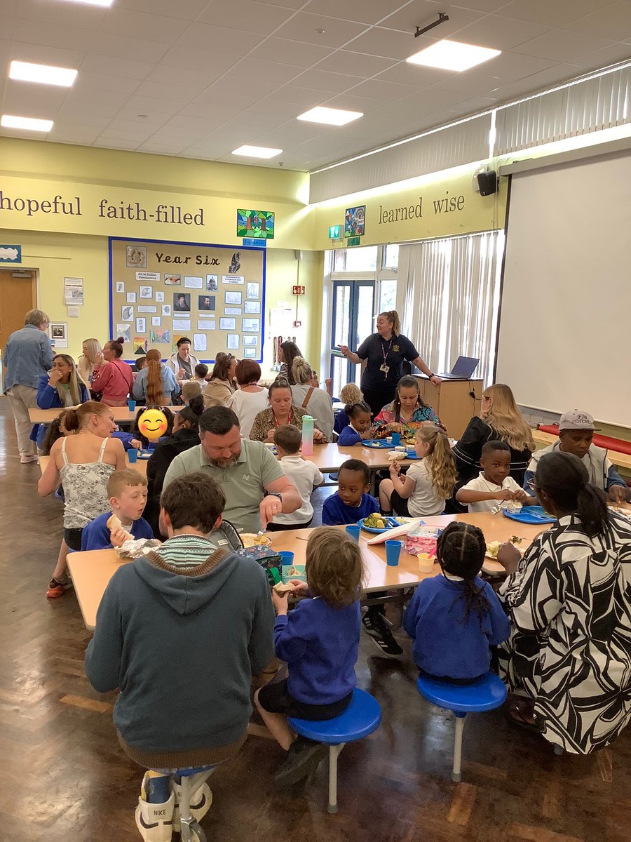 Thank you to all parents who came to the Reception parent lunch today. The children thoroughly enjoyed sharing lunch with their parents 🥰 #StPetersEYFS