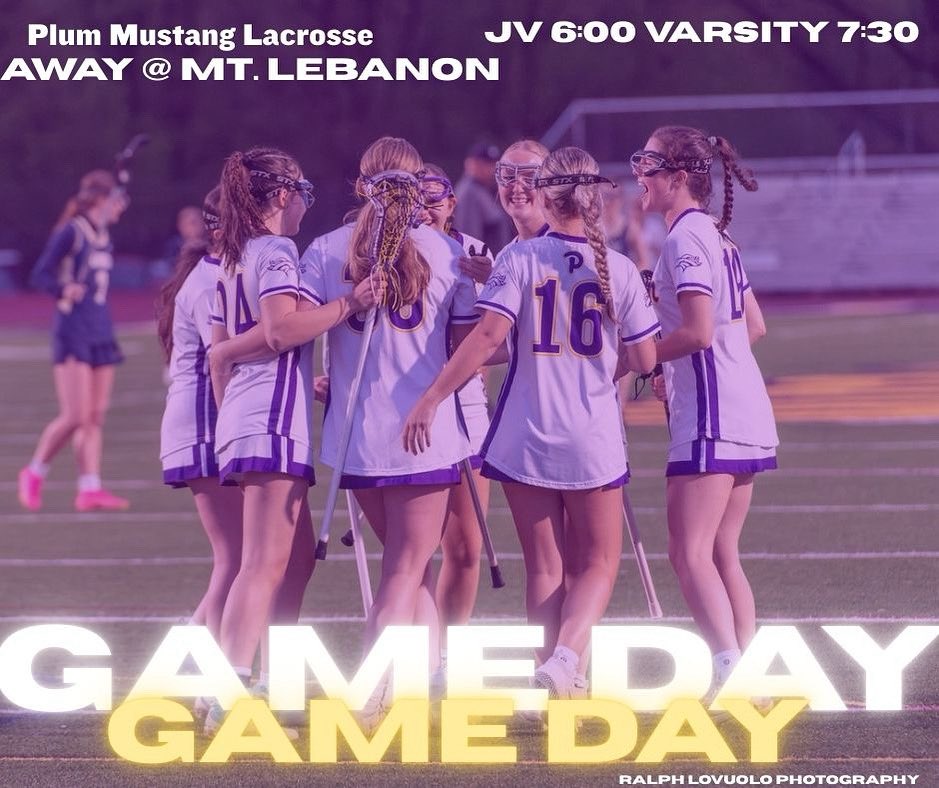 On the road! See you at Mt Lebo! #girlslax <a href="/PlumAthletics/">Plum Athletics</a>