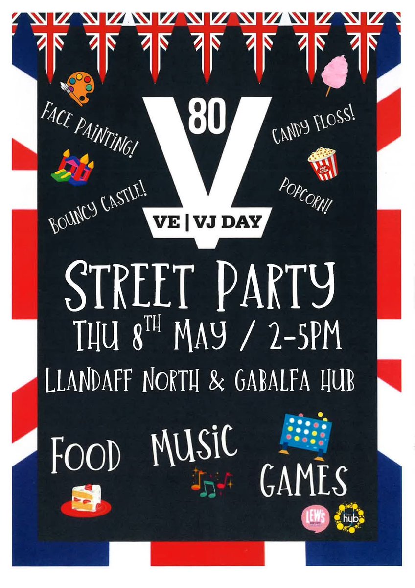 Hi <a href="/jasonmohammad/">Jason Mohammad</a>, is there any chance of a RT? We're holding a Street Party for our amazing community in Llandaff North &amp; Gabalfa tomorrow from 2-5, youre more than welcome to come all 😁