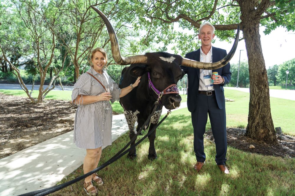 We celebrated #BCI2025 in true Texas style at our Happy Hour &amp; Reception! 🤠🎉 The evening featured a live band, food, drinks, and yes—two live longhorns for some unforgettable photo ops 📸🐂

We also proudly recognized this year’s Distinguished Service Award recipients East