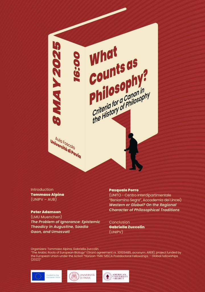 Tommaso Alpina (@tommyhilfigo) on Twitter photo Tomorrow afternoon at <a href="/unipv/">UniversitĂ di Pavia</a> Peter Adamson (<a href="/HistPhilosophy/">Peter Adamson</a>) and Pasquale Porro will discuss the criteria for establishing a canon for the history of philosophy. Join us! Tomorrow afternoon at <a href="/unipv/">UniversitĂ di Pavia</a> Peter Adamson (<a href="/HistPhilosophy/">Peter Adamson</a>) and Pasquale Porro will discuss the criteria for establishing a canon for the history of philosophy. Join us!