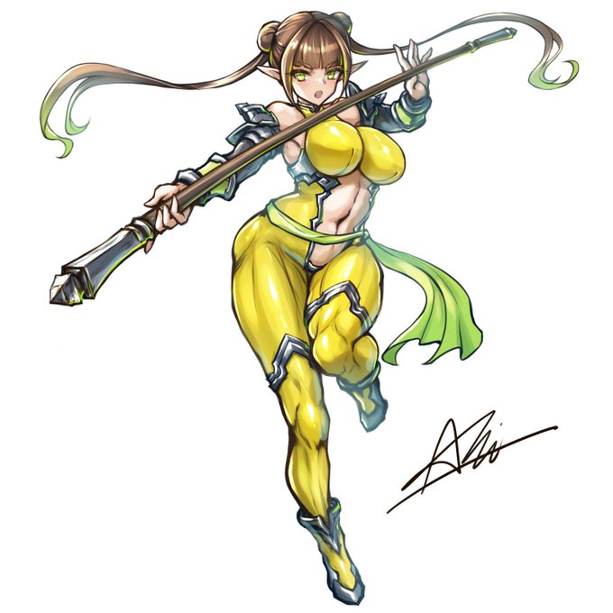 エルフの武闘家 