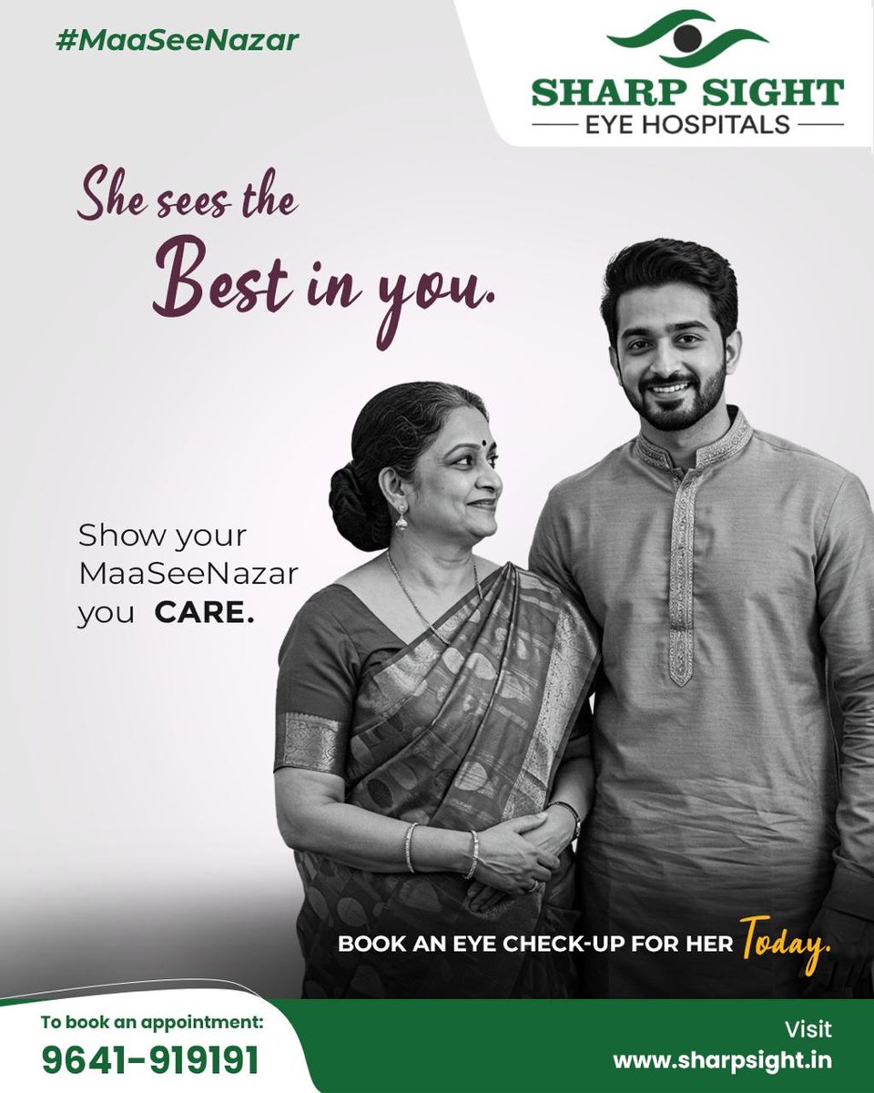 #𝐌𝐚𝐚𝐒𝐞𝐞𝐍𝐚𝐳𝐚𝐫 — 𝐭𝐡𝐞 𝐨𝐧𝐥𝐲 𝐯𝐢𝐬𝐢𝐨𝐧 𝐭𝐡𝐚𝐭’𝐬 𝐬𝐞𝐞𝐧 𝐲𝐨𝐮𝐫 𝐞𝐯𝐞𝐫𝐲 𝐭𝐞𝐚𝐫, 𝐭𝐫𝐢𝐮𝐦𝐩𝐡, 𝐚𝐧𝐝 𝐭𝐫𝐮𝐭𝐡.

This Mother’s Day, honor that unwavering gaze.
𝐆𝐢𝐟𝐭 𝐡𝐞𝐫 𝐚𝐧 𝐞𝐲𝐞 𝐜𝐡𝐞𝐜𝐤-𝐮𝐩.
Because her world is clearer when her vision