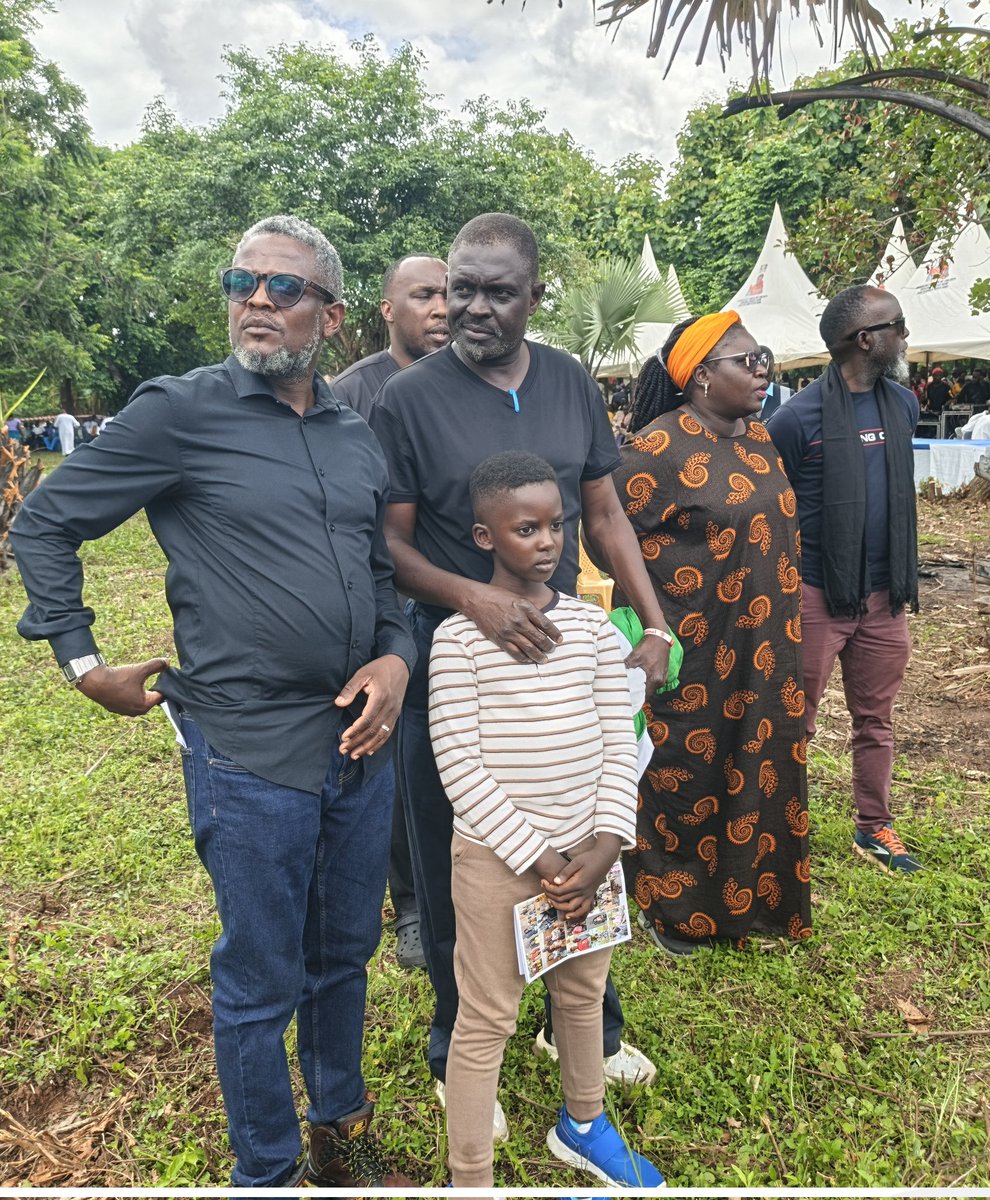 Senior Presidential Advisor <a href="/RuhakanaR/">Dr. Ruhakana Rugunda</a> arrives in Lira District to represent <a href="/KagutaMuseveni/">Yoweri K Museveni</a> at the burial of the late Rtd. Col. Tonny Otoa, a revered liberator and patriot and former Prime Minister of the Lango Chiefdom