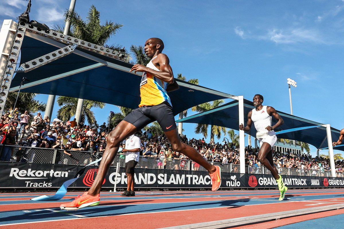tim_cheruiyot's tweet image. It was a good start for my season. Thanks @GrandSlamTrack 📷 Kevin Morris