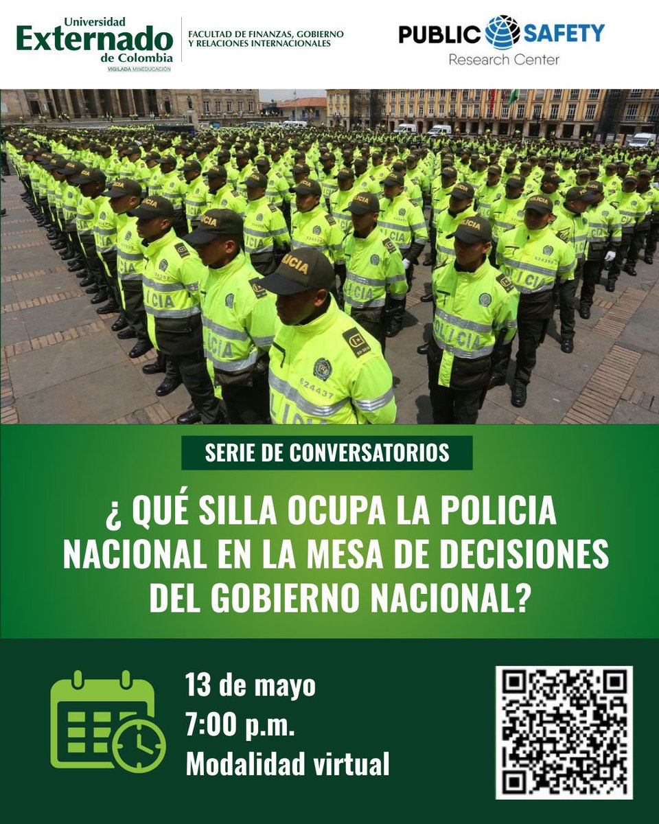 Figriexternado (@figriexternado) on Twitter photo 🚨👮🏻Los(as) invitamos a la segunda sesión de la serie de conversatorios titulada ¿Qué ha pasado en el gobierno del cambio con la Policía Nacional de Colombia?
.
🗓️martes 13 de mayo
⏰7:00 p.m.
📍Modalidad virtual - Zoom
✍🏻Inscripción: us06web.zoom.us/meeting/regist…
.
<a href="/andresmaciast/">Andres Macias</a> 🚨👮🏻Los(as) invitamos a la segunda sesión de la serie de conversatorios titulada ¿Qué ha pasado en el gobierno del cambio con la Policía Nacional de Colombia?
.
🗓️martes 13 de mayo
⏰7:00 p.m.
📍Modalidad virtual - Zoom
✍🏻Inscripción: us06web.zoom.us/meeting/regist…
.
<a href="/andresmaciast/">Andres Macias</a>