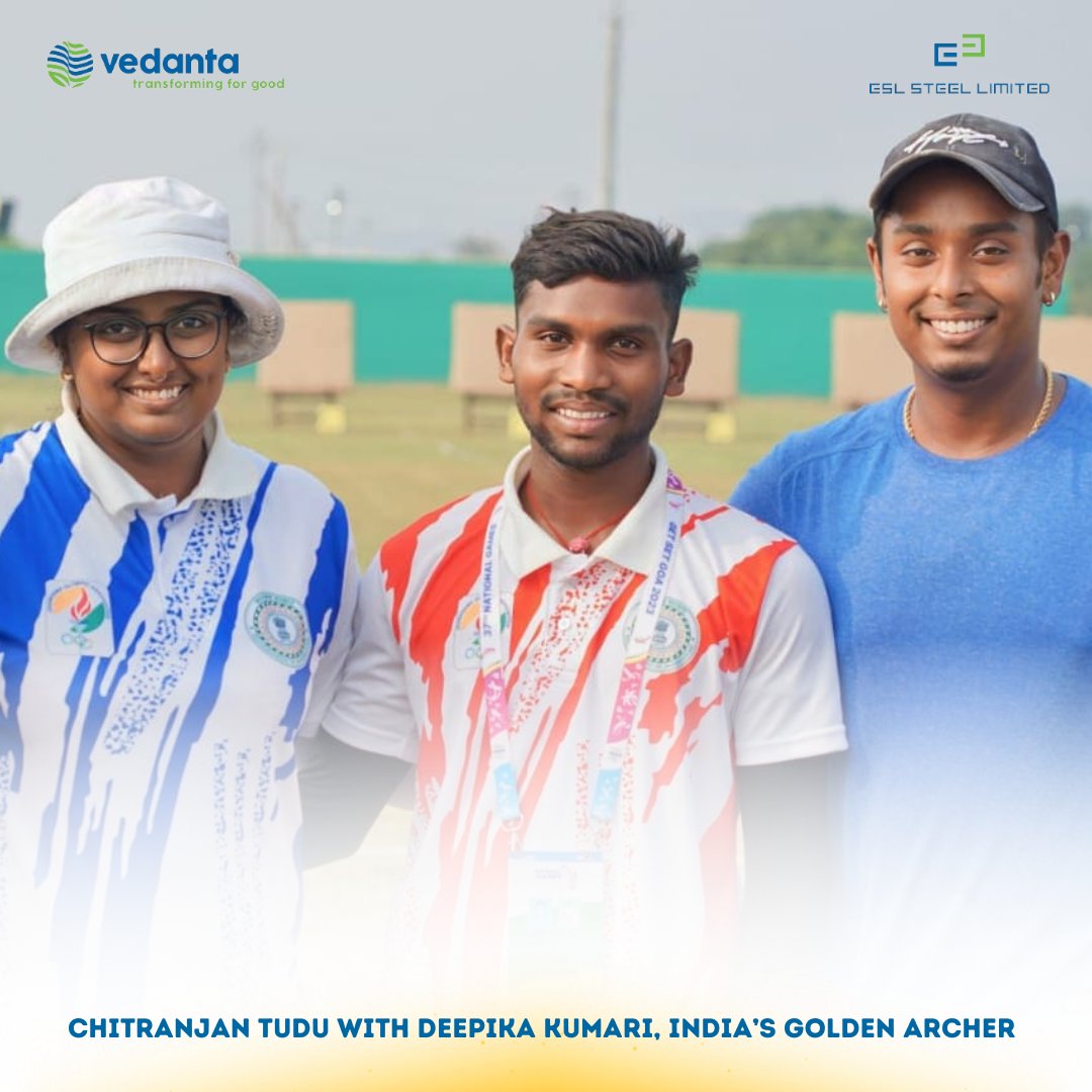 On #WorldAthleticsDay, we at #ESLSteelLimited celebrate the journey of Chitranjan Tudu, from a village in Jharkhand to the National Archery Stage. 

Proof that when talent meets opportunity, greatness follows.

#GrassrootsToGlory #ESLCares #Archery #Jharkhand #ChitranjanTudu