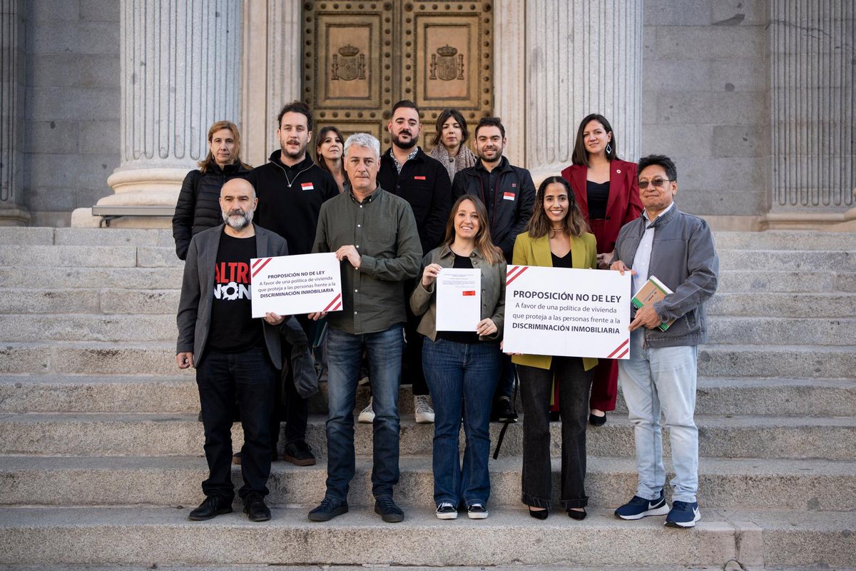 🏛️Hoy registramos una #PNL en el <a href="/Congreso_Es/">Congreso</a>  para pedir que se garantice un acceso equitativo a la #vivienda, independientemente del origen o la situación administrativa. 

💪Impulsada por <a href="/AsoRuminahui/">Asociación Rumiñahui</a> , <a href="/CEARefugio/">CEAR</a>, <a href="/CasCatSen/">CASC</a> , <a href="/CECUconsumo/">CECU</a> , <a href="/provivienda_org/">Provivienda</a> y <a href="/REDACOGE/">Red Acoge</a>