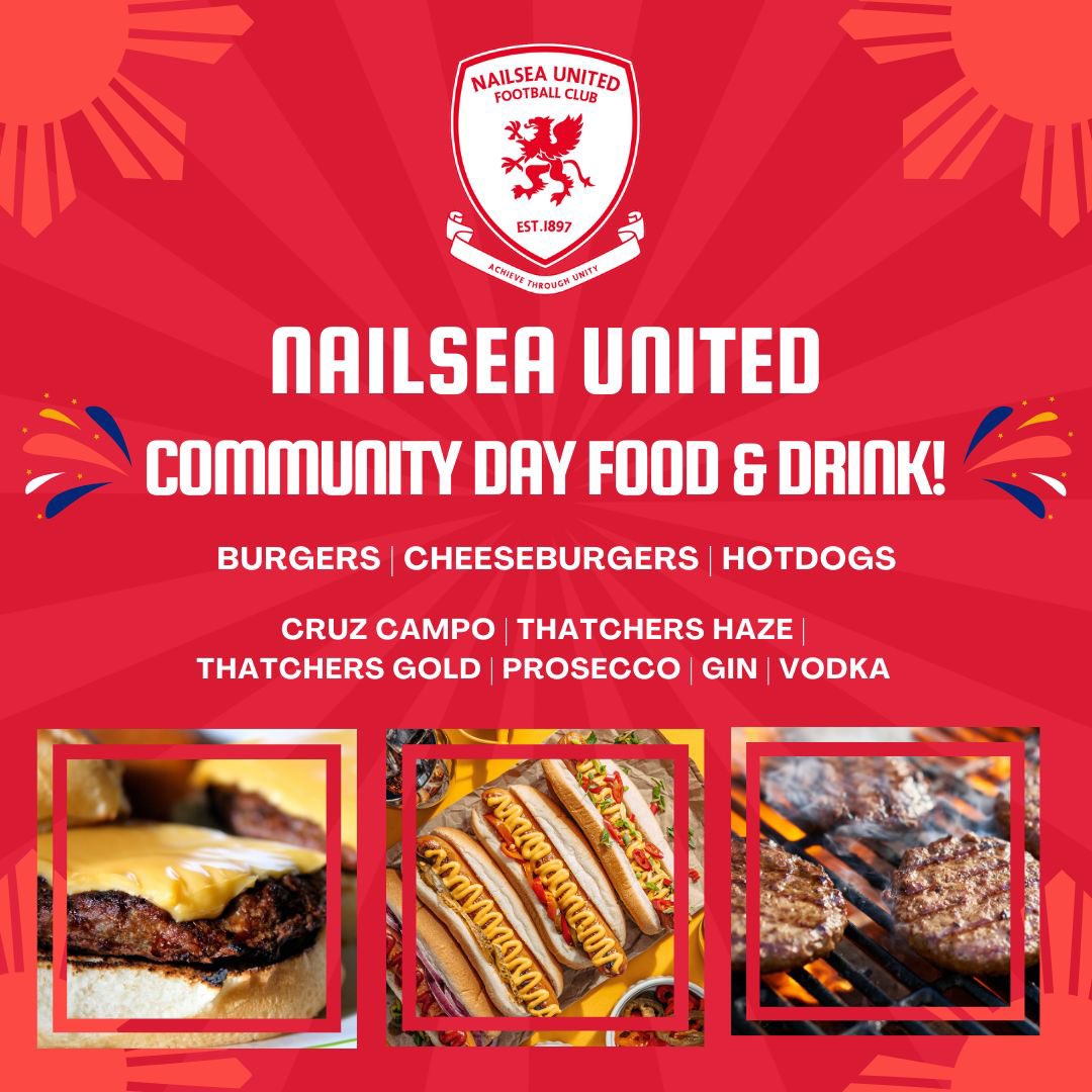 🎶 Live music all day
🍔 Hot food
🍻 Cold drinks
No need to leave – it’s all at Community Day!

📅 Sat 10th May
📍 Nailsea United First Team Pitch
🎟️ FREE ENTRY
Settle in and enjoy the vibes!

#CommunityDay #NailseaUnited #May10 #LiveMusic #FoodAndDrink

<a href="/swsportsnews/">South West Sports News</a>