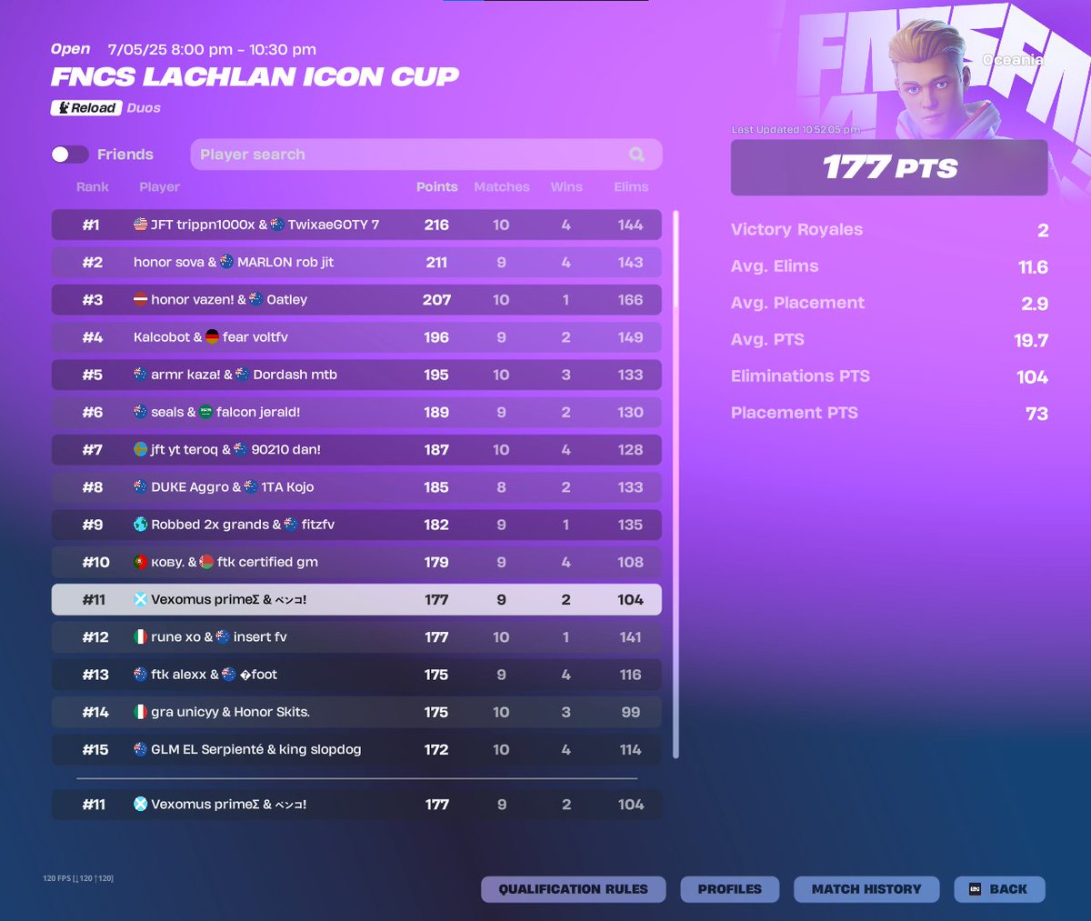 🏆Got Lachlan skin baby🏆