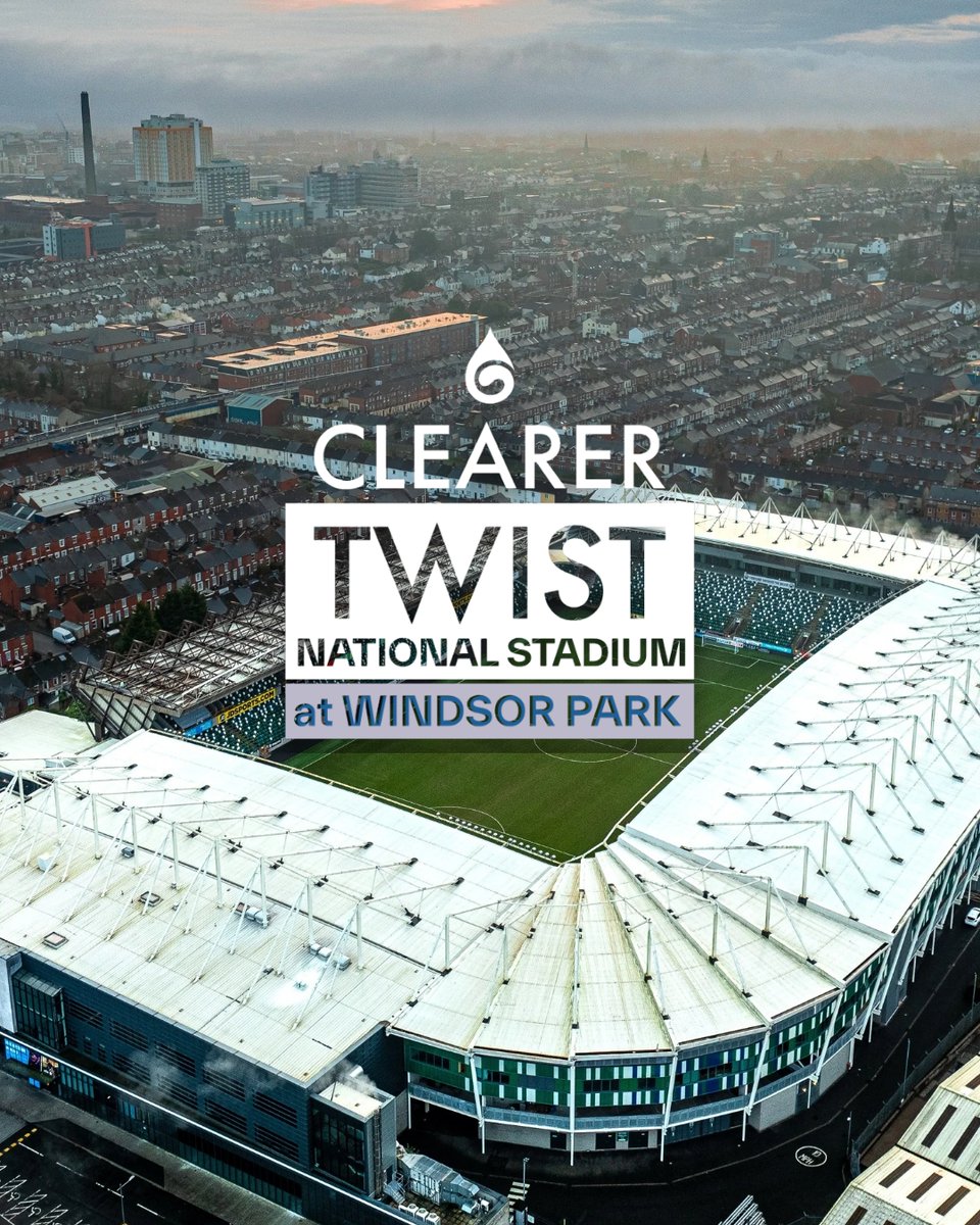 Northern Ireland (@northernireland) on Twitter photo The same stadium. A bold new name.
Say hello to the <a href="/ClearerTwist/">Clearer Twist</a> National Stadium at Windsor Park ๐๏ธ #GAWA The same stadium. A bold new name.
Say hello to the <a href="/ClearerTwist/">Clearer Twist</a> National Stadium at Windsor Park ๐๏ธ #GAWA