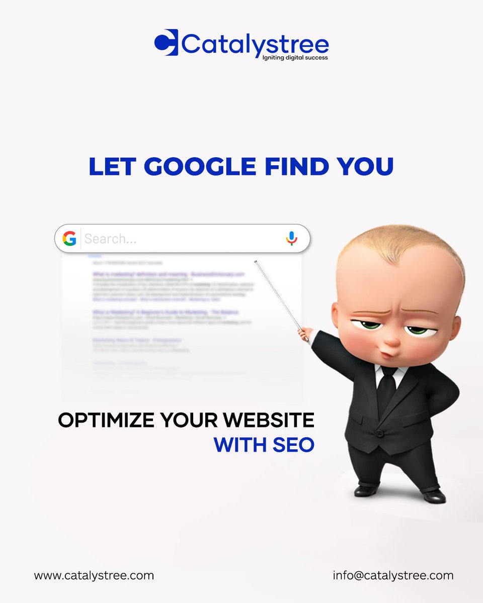 93% of online experiences begin with a search engine.

Yet most businesses still treat SEO as an afterthought.

At Catalystree, we design SEO strategies that scale with your brand, build long-term authority, and convert traffic into results.

#SearchMarketing #SEOTrends2025