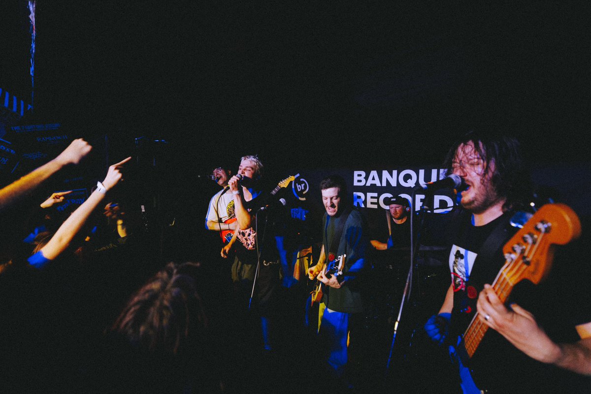 BanquetRecords's tweet photo. PUP playing songs from new record Who Will Look After The Dogs? alongside an explosive arsenal of classics, at The Fighting Cocks, Kingston 

a real “I was there” gig from an incredible band. 📷@gingerdope https://t.co/8djgTuTUDT