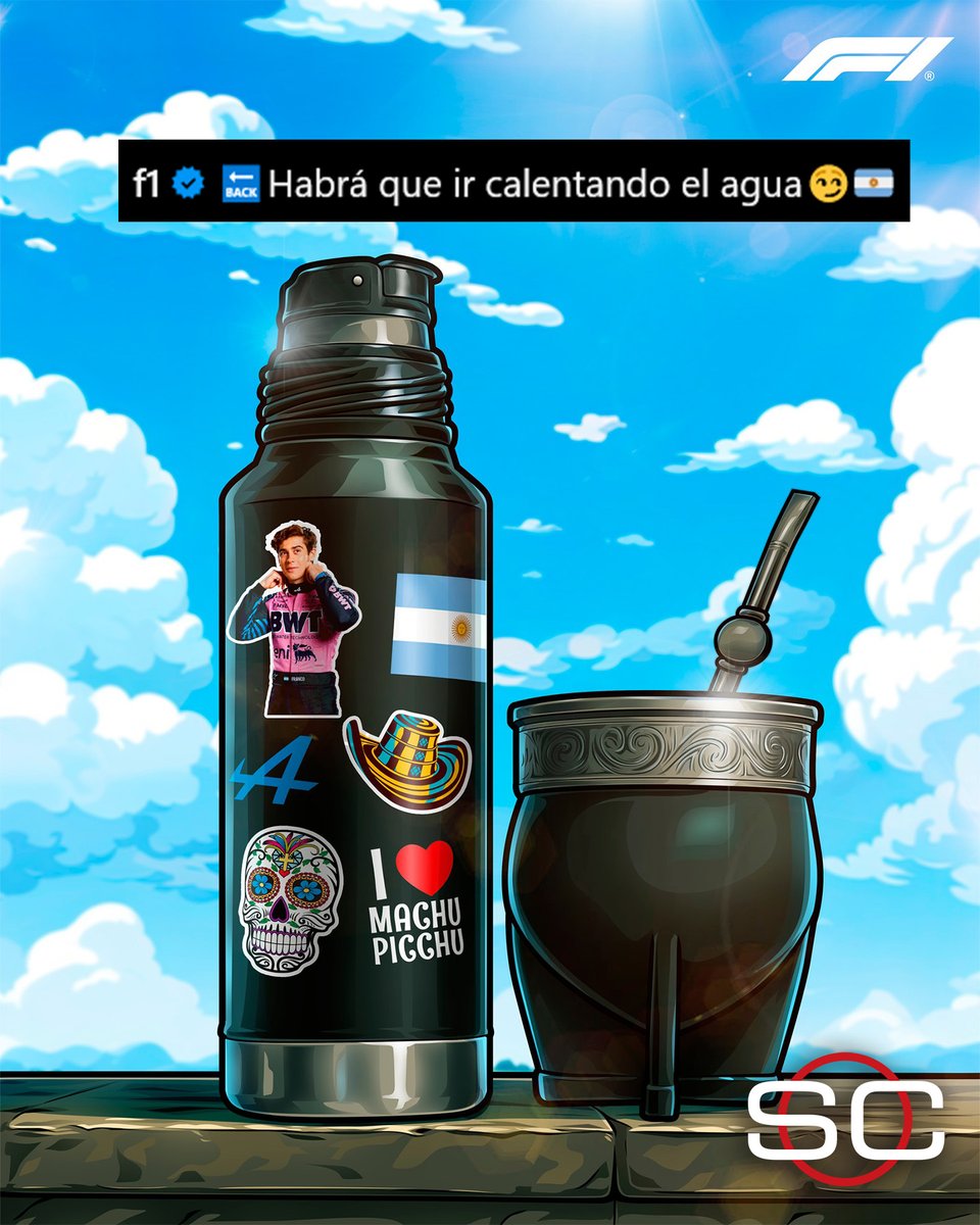 "HABRÁ QUE IR CALENTANDO EL AGUA" 🧉🇦🇷

🏎️⏳ La <a href="/F1/">Formula 1</a> también palpita el regreso de Franco Colapinto

📺 Toda la temporada de #F1 por #DisneyPlus Premium