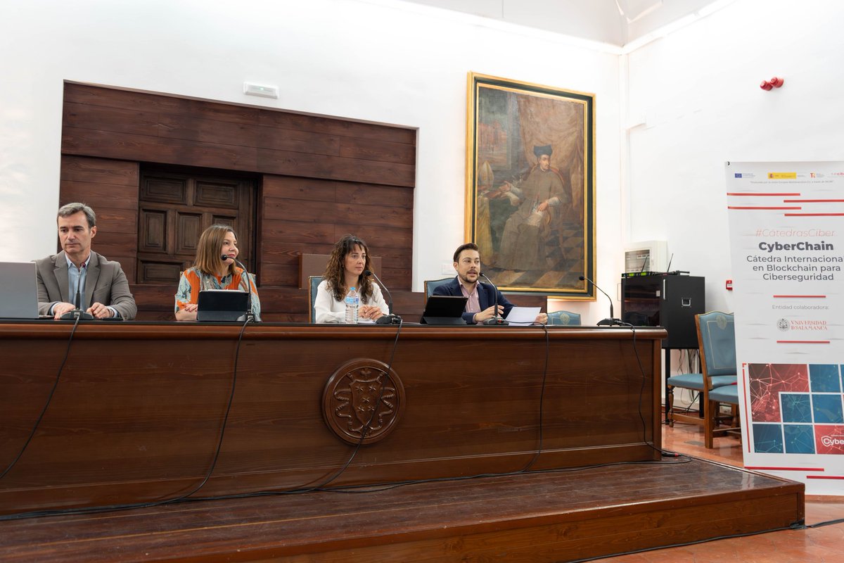 Grupo de Investigación BISITE (@bisite_usal) on Twitter photo <a href="/NereaUrquijo/">Nerea Urquijo</a> <a href="/INCIBE/">INCIBE</a> <a href="/usal/">Universidad de Salamanca</a> 🔍 Universidades al frente de la ciberseguridad nacional.
🎓 Cátedras de <a href="/unileon/">Universidad de León</a>, <a href="/infouex/">UEx</a> y <a href="/usal/">Universidad de Salamanca</a> comparten sus líneas de investigación, formación y transferencia tecnológica.
👥 Moderación: #NereaUrquijo <a href="/INCIBE/">INCIBE</a>
#CátedrasCiber #NextGenerationEU #SummitCyberChain <a href="/NereaUrquijo/">Nerea Urquijo</a> <a href="/INCIBE/">INCIBE</a> <a href="/usal/">Universidad de Salamanca</a> 🔍 Universidades al frente de la ciberseguridad nacional.
🎓 Cátedras de <a href="/unileon/">Universidad de León</a>, <a href="/infouex/">UEx</a> y <a href="/usal/">Universidad de Salamanca</a> comparten sus líneas de investigación, formación y transferencia tecnológica.
👥 Moderación: #NereaUrquijo <a href="/INCIBE/">INCIBE</a>
#CátedrasCiber #NextGenerationEU #SummitCyberChain